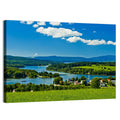 Frymburk Village Near Lipno Lake Wall Art
