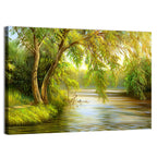 Summer Lake in the Woods Wall Art