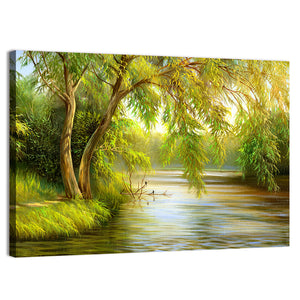 Summer Wood Lake Wall Art