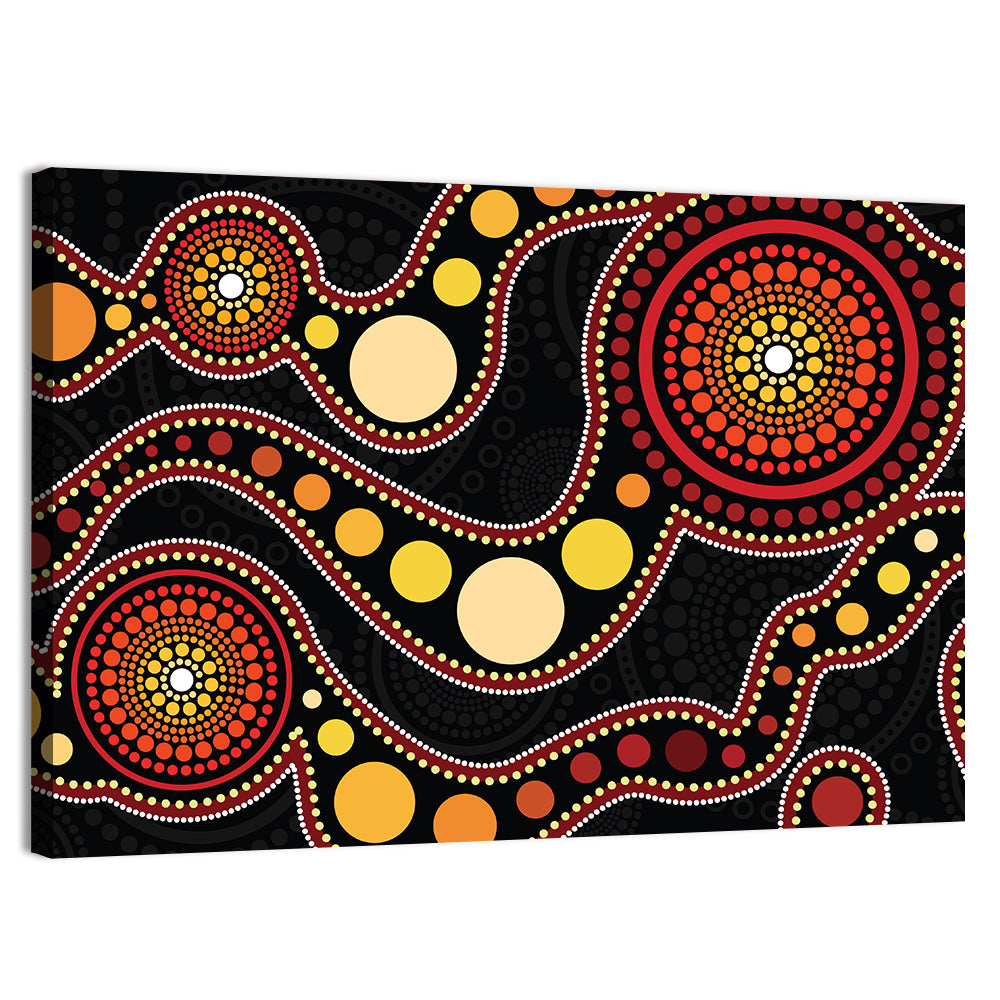 Aboriginal Dot Wall Art