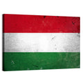 Vintage Hungarian Flag Wall Art