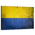 Distressed Ukraine Flag Wall Art