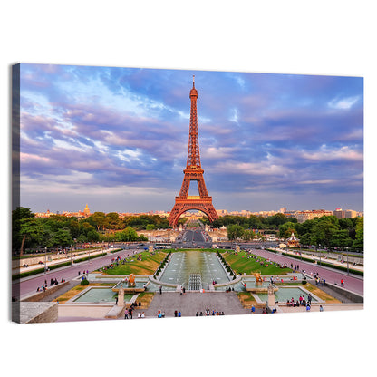 Eiffel Tower at Golden Hour Wall Art