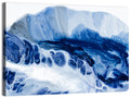 Blue Oil Marbled Swirl Wall Art