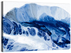 Blue Oil Marbled Swirl Wall Art