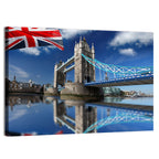 Tower Bridge with Union Jack Wall Art