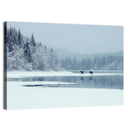 Foggy Lake Selbu Wall Art