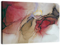 Ink Wash Swirl with Gold Leaf Wall Art