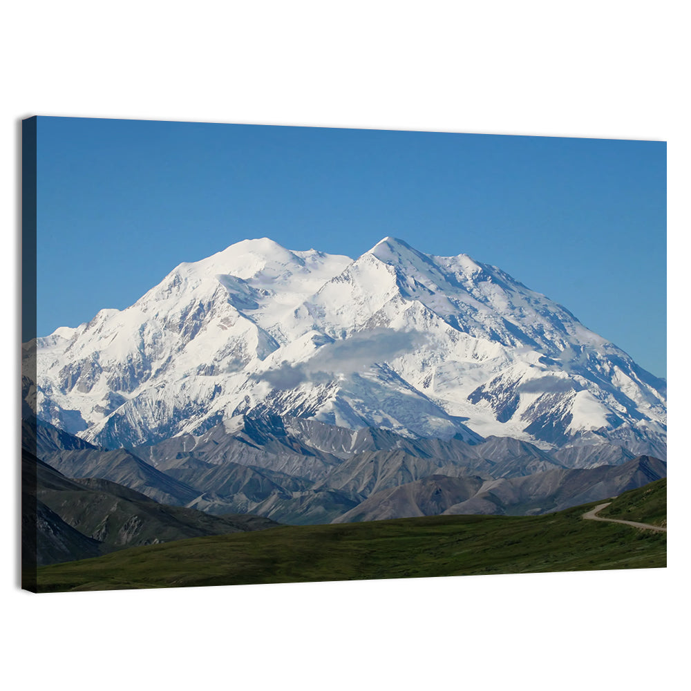 Mount Mckinley in Denali National Park Wall Art, canvas print, landscape
