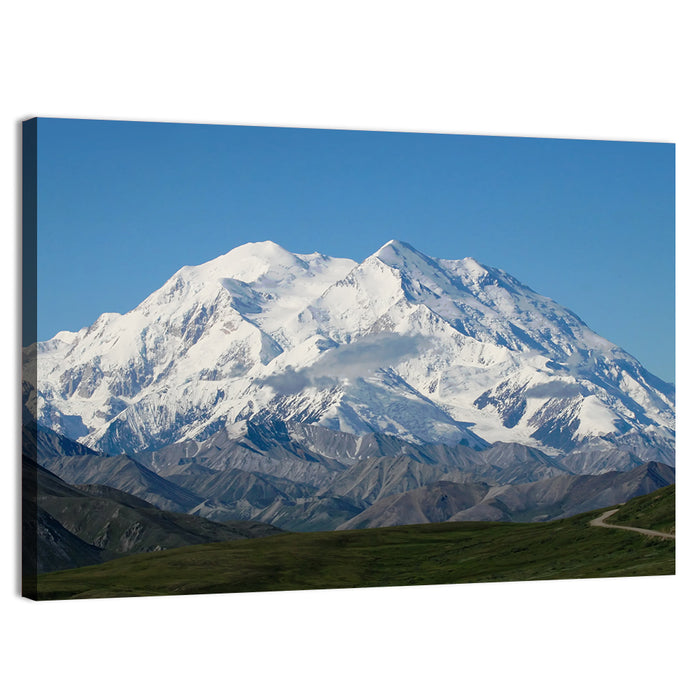 Mount Mckinley in Denali National Park Wall Art as a canvas print
