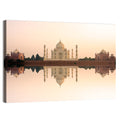 Taj Mahal Sunset Reflection Wall Art