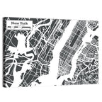 Manhattan Map, New York Wall Art