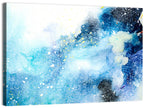 Cosmic Drips in Blue Wall Art