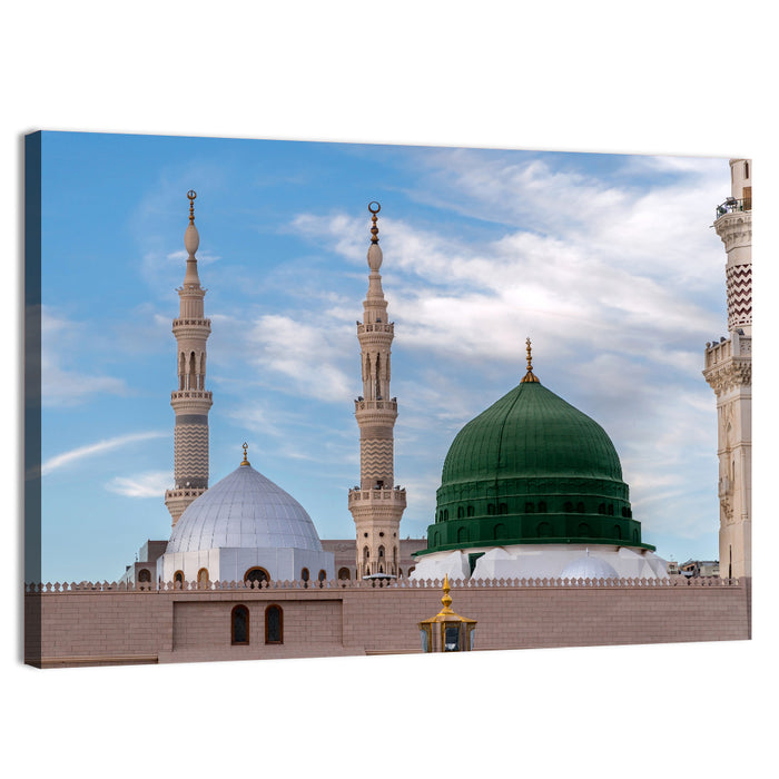 Al-masjid An-nabawi, Medina Wall Art as a canvas print