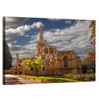 Peterborough Cathedral Low Angle View Wall Art