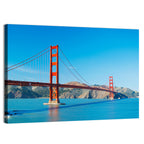 Golden Gate Bridge Under Blue Sky Wall Art