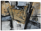 Layered Geometric Texture Wall Art