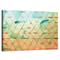 Translucent Triangle Grid Wall Art