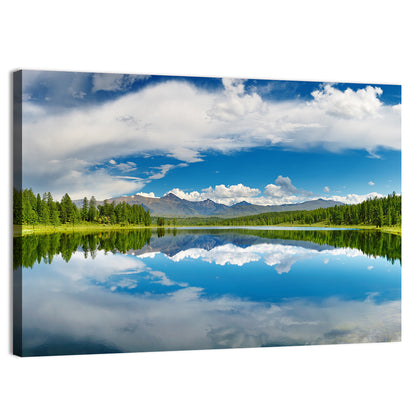 Mirror Lake in Altai Mountains Wall Art