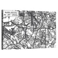 Addis Ababa Hand-drawn Map Wall Art