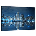 Chicago Skyline at Night Wall Art