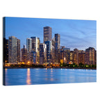 Chicago Skyline at Dusk Wall Art