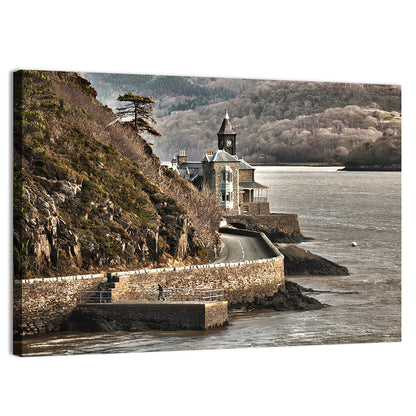 Barmouth Clock Tower Coastal View Wall Art