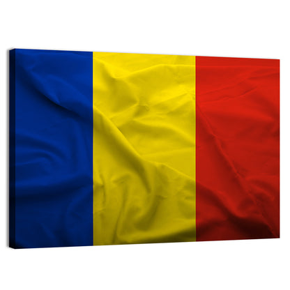 Flag Of Romania Wall Art