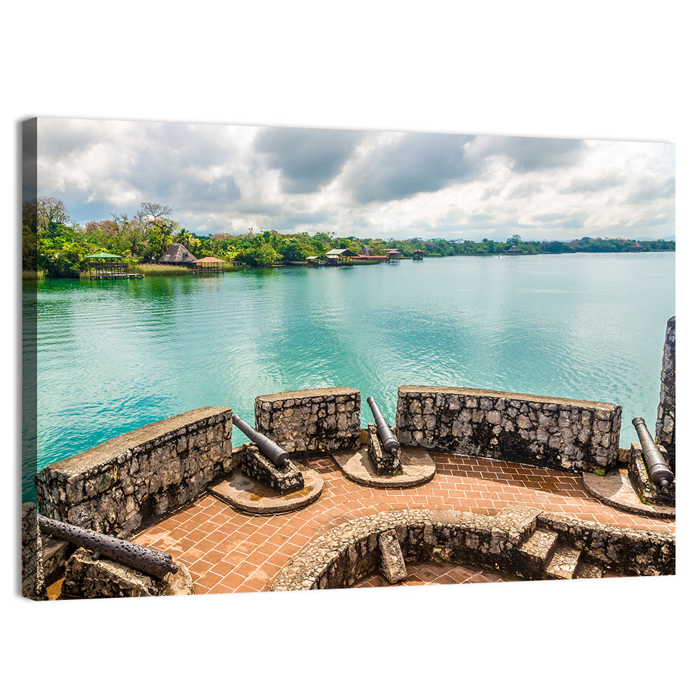 Castle Of San Felipe De Lara In Guatemala Wall Art