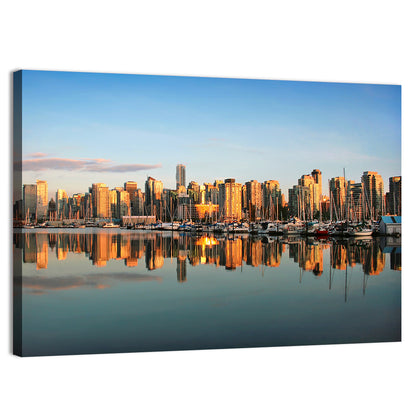 Vancouver Downtown Skyline Wall Art