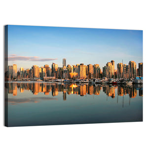 Vancouver Downtown Skyline Wall Art