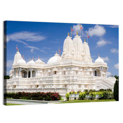 White Marble Hindu Temple, Atlanta Wall Art