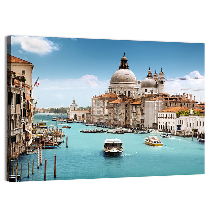 Grand Canal, Santa Maria Della Salute Wall Art as a canvas print