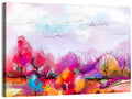 Impasto Meadow Landscape Wall Art