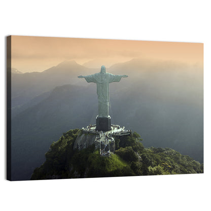 Christ the Redeemer at Golden Hour Wall Art