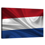 Dutch Tricolor Flag Wall Art