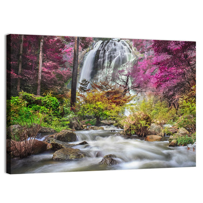 Klonglan Forest Waterfall, Thailand Wall Art