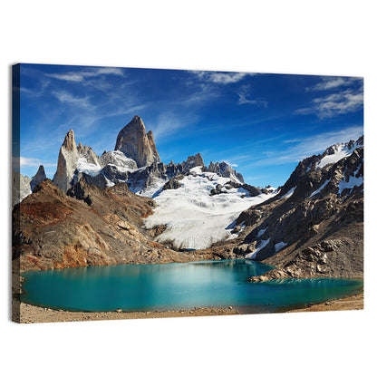 Turquoise Laguna and Fitz Roy, Los Glaciares Wall Art
