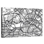 Hand-drawn Berlin City Map Wall Art