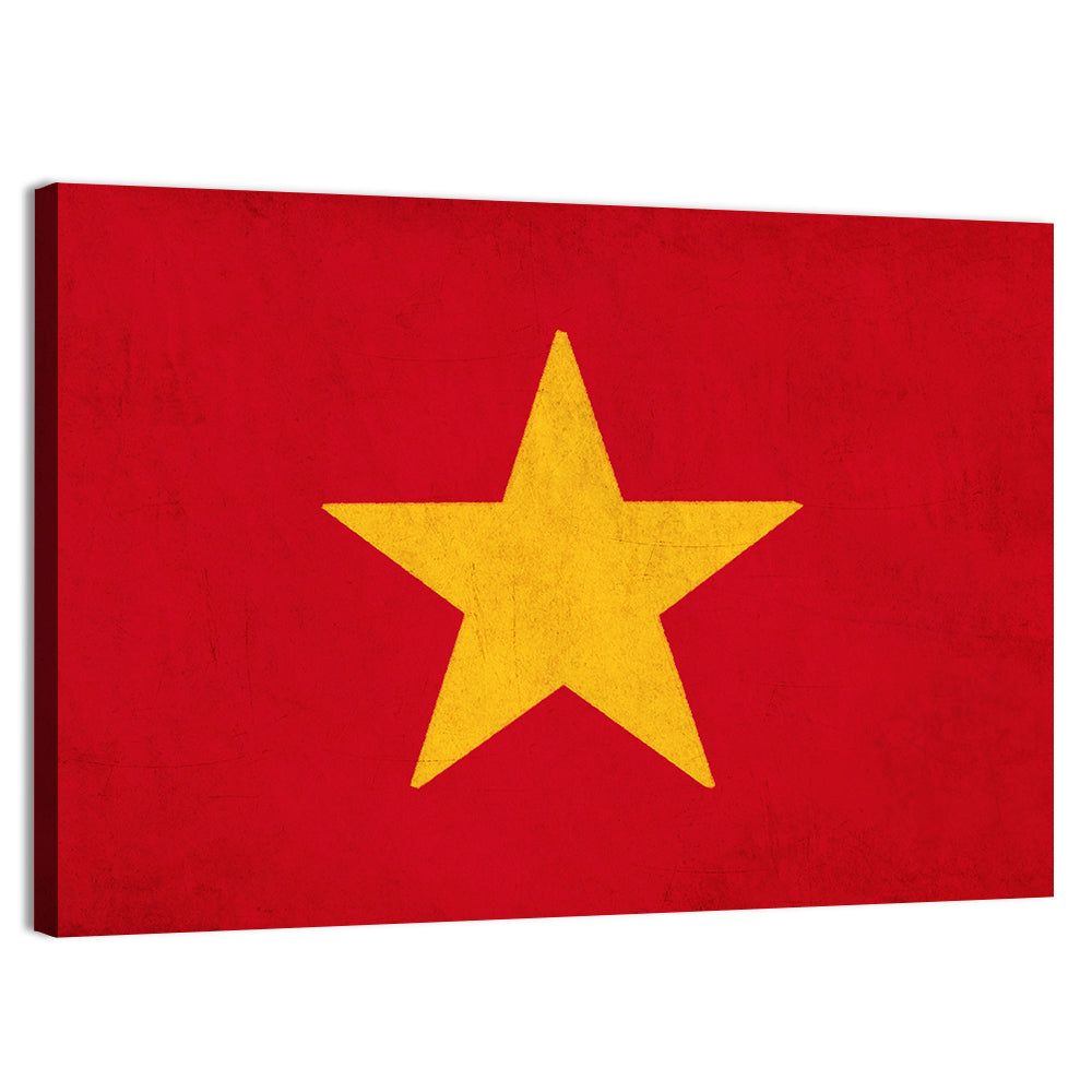 Vietnamese Flag Graphic Wall Art
