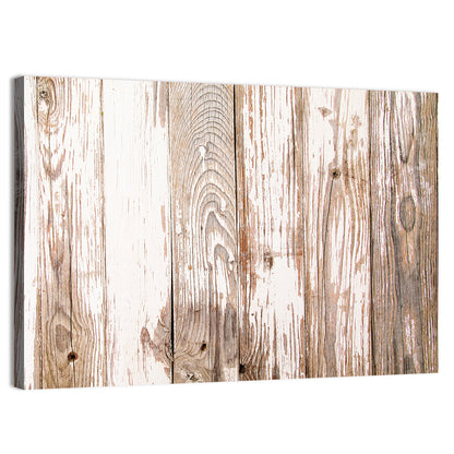 Weathered Wood Plank Texture Wall Art