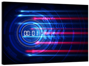 Digital Timer Concept Wall Art