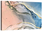 Oriental Gold Ink Illustration Wall Art