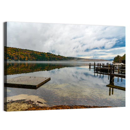 Lake Squam In New Hampshire Wall Art