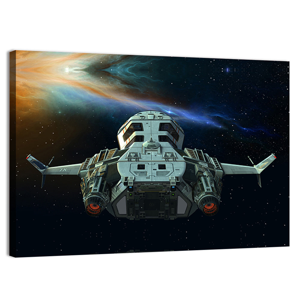 Starship Closeup Wall Art, canvas print, landscape