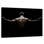 Muscular Back with Nautical Star Tattoos Wall Art