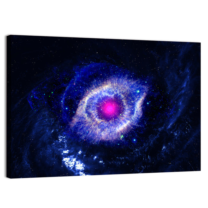 Deep Space Star Field Wall Art as a canvas print