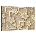 Layered 3d Floral Mural Wall Art