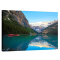 Red Canoes at Lake Louise Wall Art