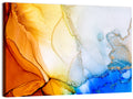 Coral Reef Fluid Ink Abstract Wall Art